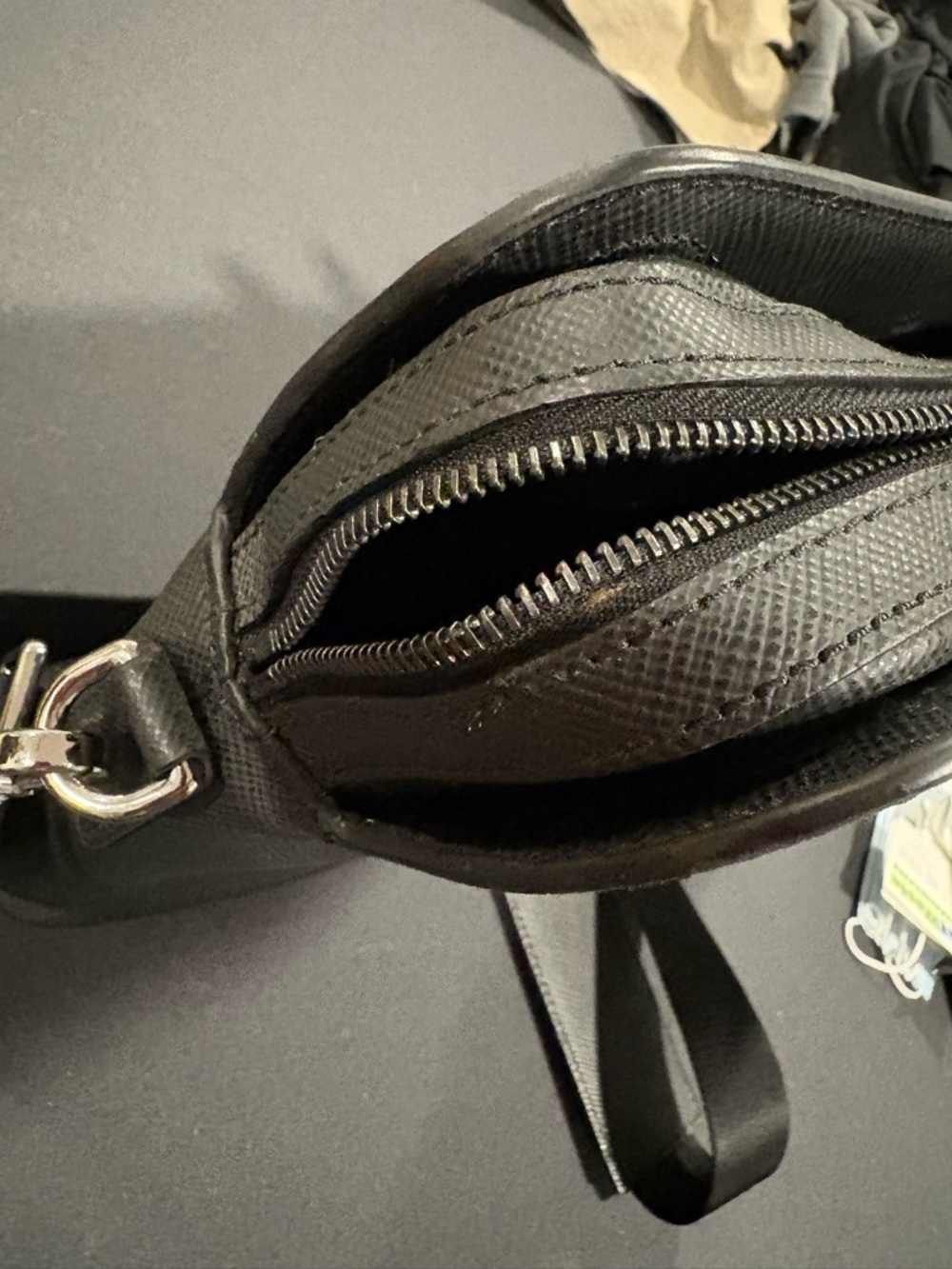 Michael Kors Black Saffiano Leather Briefcase with Shoulder Strap - Picture 11 of 13